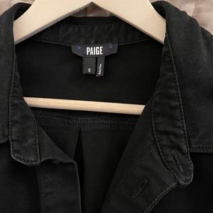 Paige black denim jumpsuit